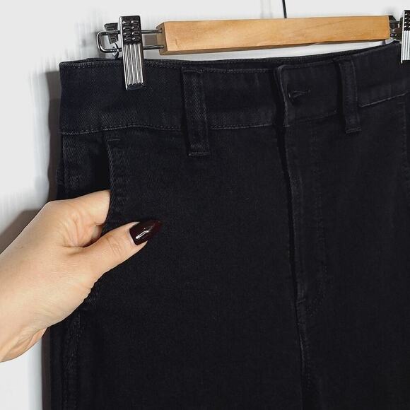 J. Crew Jeans Bootcut High Rise Tall Black Women's 28T Sailor Pants Denim Ankle - Picture 8 of 10